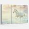 Designart - Fantasy White Horse - Animal Canvas Art Print